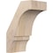 Ekena Millwork 5 1/2"W x 8"D x 12"H Balboa Smooth Knee Brace, Douglas Fir BRC06X08X12BOA00SDF - alternate 1